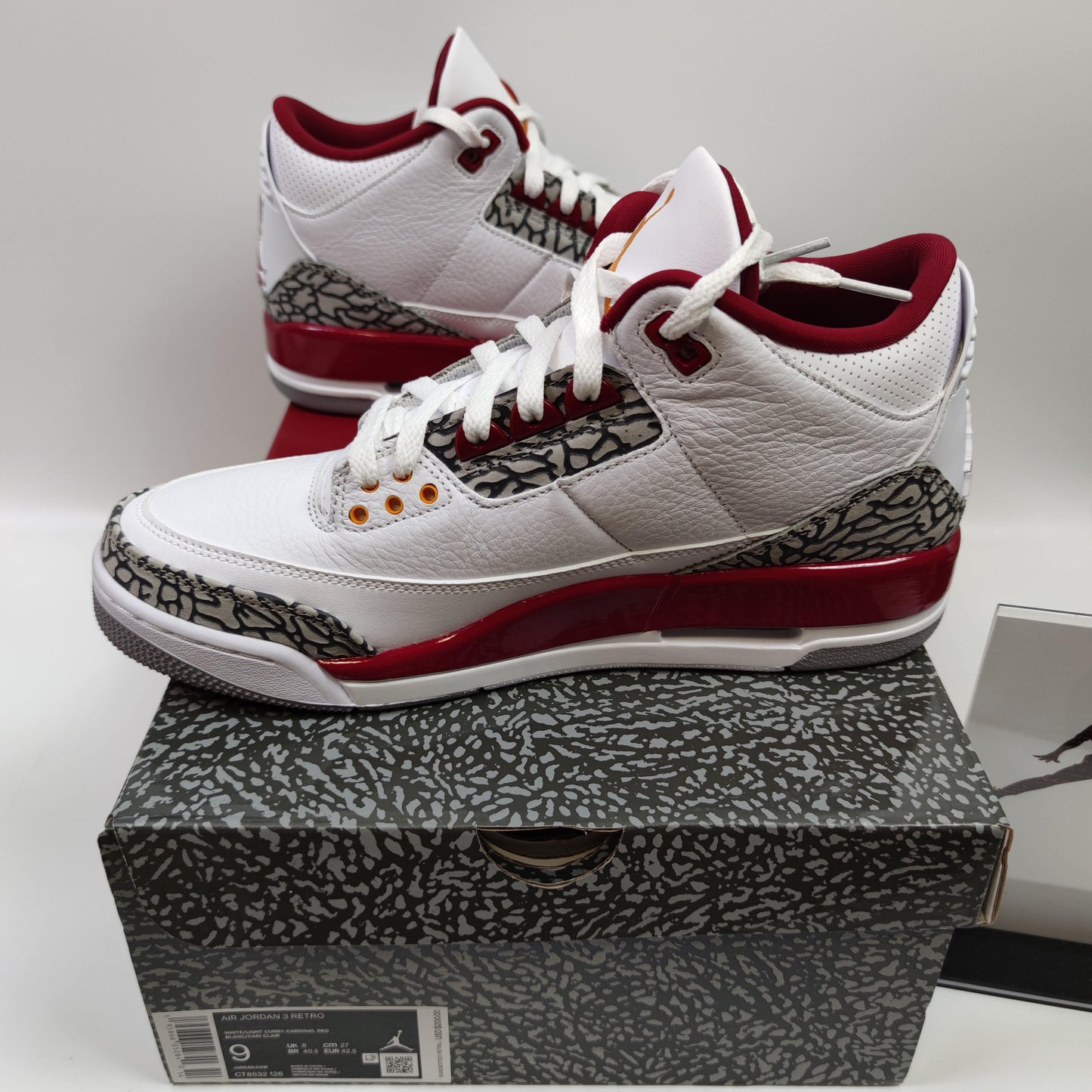 Air Jordan 3 Retro "Cardinal Red" CT8532-126 - Fashion Sneaker1818