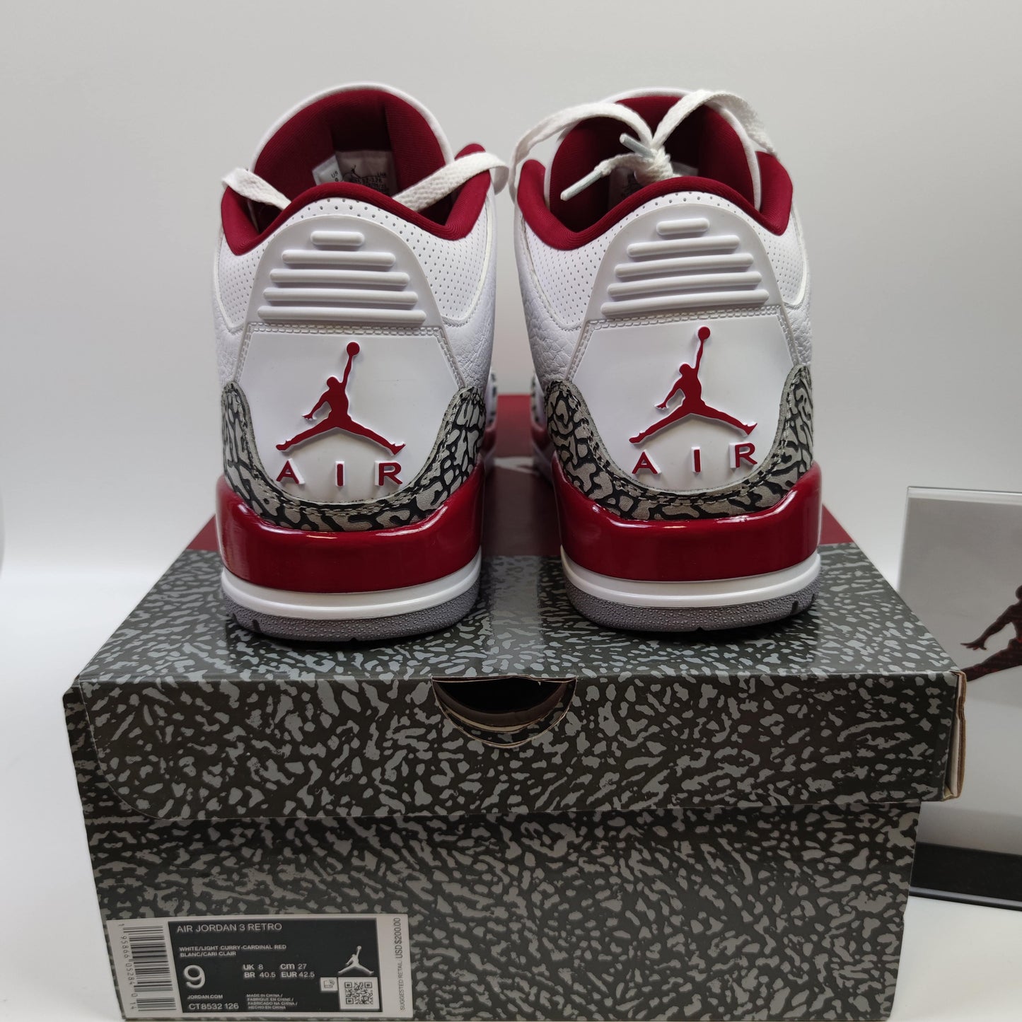 Air Jordan 3 Retro "Cardinal Red" CT8532-126 - Fashion Sneaker1818