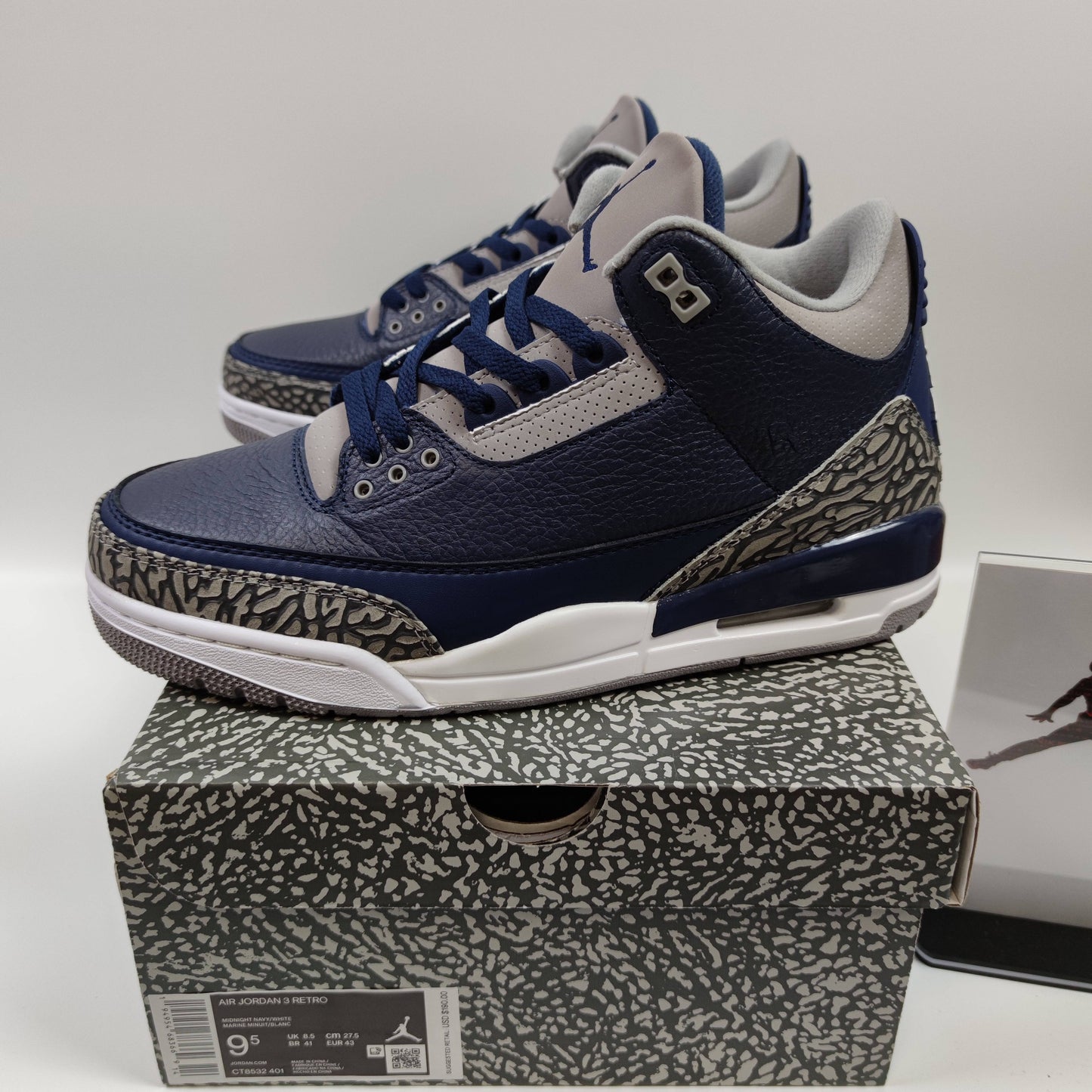 Air Jordan 3 Retro "Midnight Navy" CT8532-401 - Fashion Sneaker1818