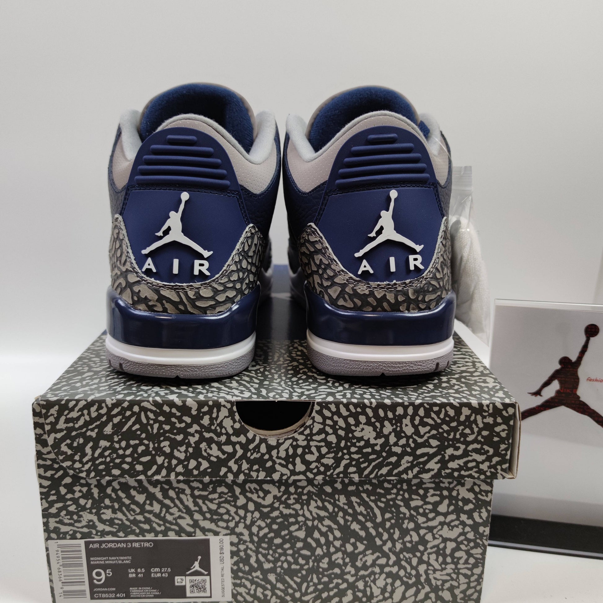 Air Jordan 3 Retro "Midnight Navy" CT8532-401 - Fashion Sneaker1818