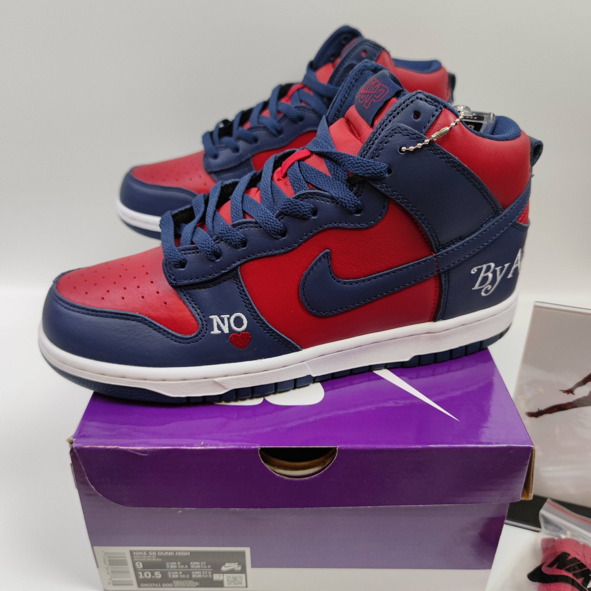 Supreme x Nike SB Dunk High "By Any Means" DN3741-600 - Fashion Sneaker1818